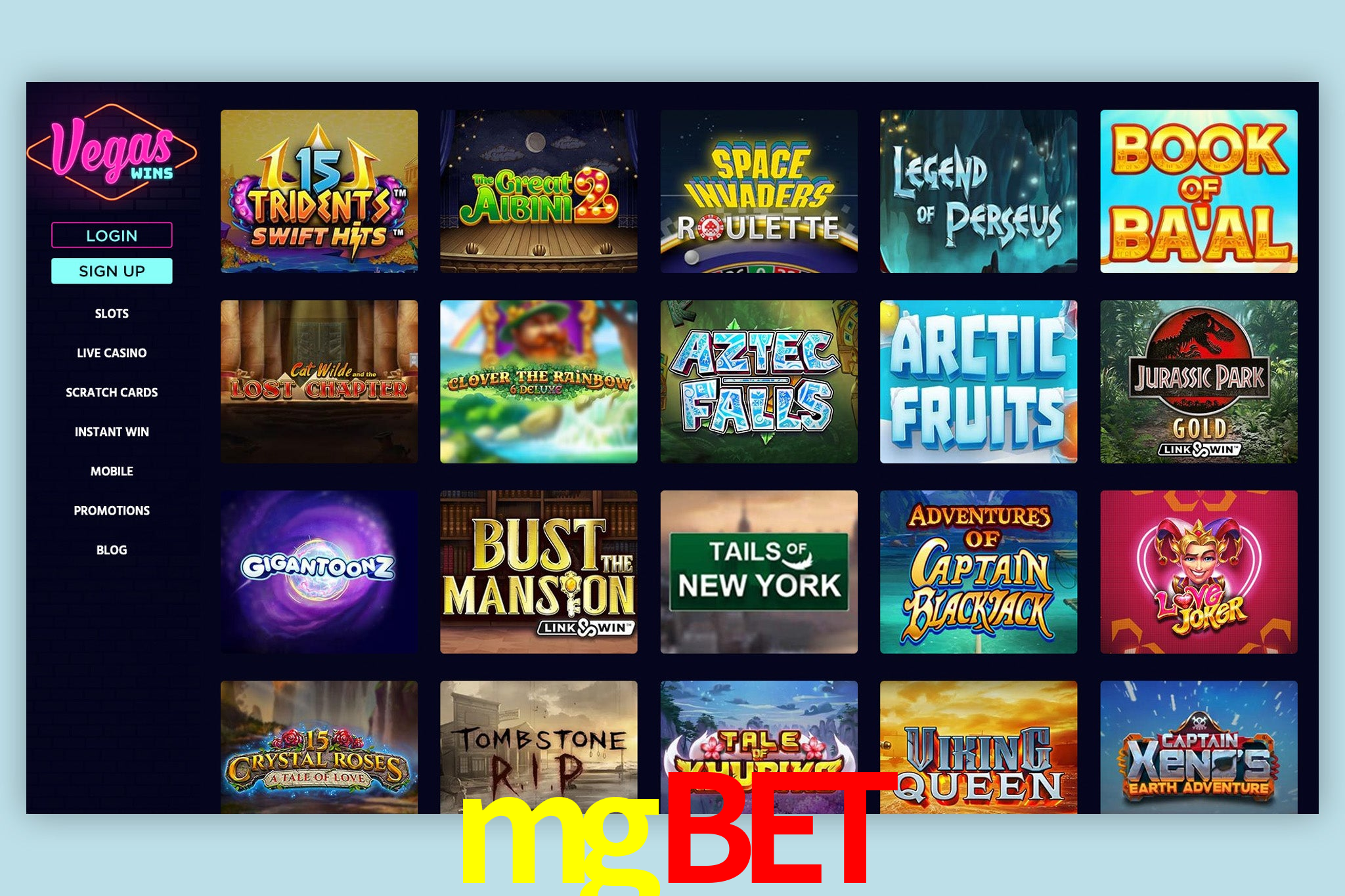 Experiência VIP mgbet